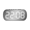 thumbnail image 1 of Led Digital Alarm Clock 5 Levels Adjustable Brightness Mirror Table Clock Home Decor Gifts For Students Children, 1 of 8