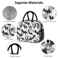 thumbnail image 4 of Womens Black and Gray Halloween Bats Lunch Box for Work,Insulated Lunch Bag for Women,Loncheras Para Mujer,Leakproof Adult Lunch Bag for Work,Beach,Travel,Picnic,Camping, 4 of 7