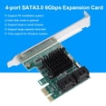 thumbnail image 3 of OTVIAP SATA 3.0 Expansion Card 4-Port PCIE to SATA 3.0 Expansion Controller Card Adapter 6G, PCIE to SATA  Adapter, PCIE to SATA 3.0, 3 of 8