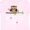 thumbnail image 4 of Inktastic My Babcia Loves Me Girl Owl Girls Toddler T-Shirt, 4 of 5