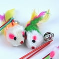 thumbnail image 6 of 3 Pcs Cat Chases Exercise Toy Fake Mouse Wand Cat Toy Interactive Cat Stick Training Toy Pole Cat Toy, 6 of 11