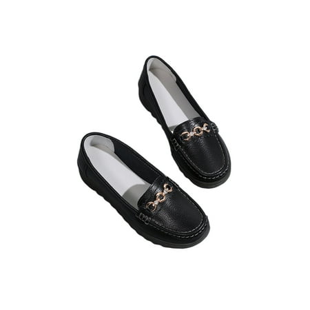 

Ymiytan Women Nonslip Flats Walking Durable Slip On Work Shoes Nursing Comfort Nursing Shoe Black 7