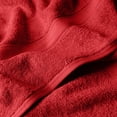 thumbnail image 6 of Superior Egyptian Cotton Heavyweight 6-Piece Towel Set, Red, 6 of 8