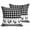 Black, variant on Throw Pillow Covers 18x18 Inch Set of 2 Chicken Cock Rooster Decorative Pillows Cushion Case Soft Square Pillowcases Farmhouse Animal Black Buffalo Plaid Throw Pillows for Couch Sofa Bed Chair Decor