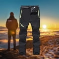 thumbnail image 4 of Pantalones de senderismo para hombre, transpirables, impermeables, a prueba de viento, largos, para bicicleta de montaña, para hombres y adultos L Hugo  Los hombres pantalones de senderismo, 4 of 8