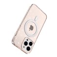 thumbnail image 2 of Allytech iPhone 14 Pro Max Case Bling, Glitter Sparkle Magsafe Case Wireless Charging Support Shockproof Transparent Case Cover Back Shell for Apple iPhone 14 Pro Max 6.7" 5G - Gray, 2 of 6