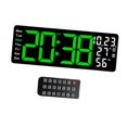 thumbnail image 2 of Reloj de pared digital Macarena LED, multiusos, con luz ambiental, 42 cm x 3,5 cm x 15,5 cm, 2 of 8
