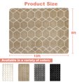 thumbnail image 5 of Nefoso Shag Geometric Area Rug, 8ft x 10ft Soft Fluffy Area Rugs for Living Room Bedroom Decor Carpet, Camel & White, 5 of 6