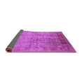 thumbnail image 2 of Ahgly Company Indoor Round Oriental Purple Industrial Area Rugs, 5' Round, 2 of 4