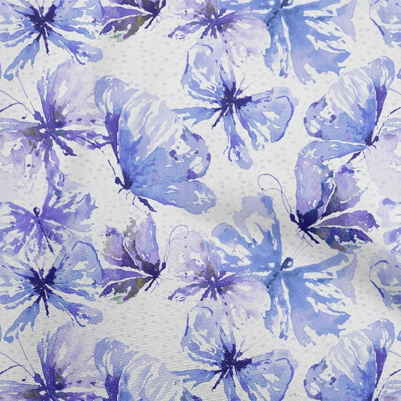 oneOone Cotton Flex Medium Purple Fabric Wreath Personalized Name Sewing Craft Projects Fabric Prints By Yard 40 Inch Wide