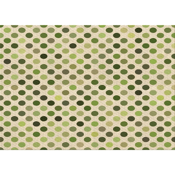 Ahgly Company Indoor Rectangle Patterned Khaki Gold Area Rugs, 2' x 3'