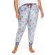 thumbnail image 1 of PJ Salvage Womens Alpaca Winter Pyjama Lounge Pantalones, Gris, 1X, 1 of 1