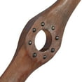 thumbnail image 5 of DecMode Brown Wood 2 Blade Airplane Propeller Wall Decor with Aviation Detailing, 5 of 16