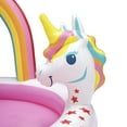 thumbnail image 2 of Bluescape Rainbow Unicorn Play Center, Outdoor Inflatable Pool Games & Toys, Age 2 & up, Unisex, 2 of 7