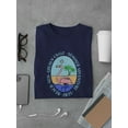 thumbnail image 3 of Surf Beach Sun Flamingo T-Shirt Men -Image by Shutterstock, Male Large, 3 of 4