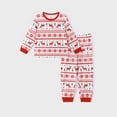 thumbnail image 6 of PatPat Christmas Pajamas 2 Piece Family Matching Kids Pjs Set Boys Girls Long Sleeve Top & Pants Reindeer and Snowflake Holiday Sleepwear with Socks, Red, 3-4Y, 6 of 15