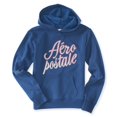 thumbnail image 2 of Sudadera con capucha Aeropostale Foil Script para Mujer Azul XS, 2 of 2