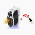 thumbnail image 4 of 500w Portable Electric Heater Led Display Remote Control Household Radiator Warmer Machine with Timer UK Plug, 4 of 4
