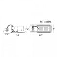 thumbnail image 2 of WAC Lighting 3-Light Low Voltage Multiple Aluminum Non-IC Housing in Gray, 2 of 2