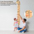 Beinou Growth Chart for Wall Wood Height Chart for Kids Height