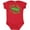 Red, variant on Inktastic Give Peas a Chance. Boys or Girls Baby Bodysuit