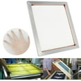 thumbnail image 5 of TECHTONGDA 6PCs 18"*20"Screen Printing Frame Mesh Pre-Stretched Aluminum Frame（White Mesh）, 5 of 7