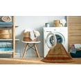 thumbnail image 2 of Ahgly Company Machine Washable Indoor Rectangle Industrial Modern Mahogany Brown Area Rugs, 5' x 7', 2 of 7