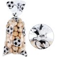 thumbnail image 3 of Juego de vajilla desechable con temática de fútbol, suministros de decoración de pasteles para fiesta de cumpleaños de niño, Baby Shower, patrón de fútbol, taza, plato, Pajita, 3 of 5