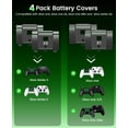thumbnail image 6 of Rechargeable Xbox Controller Battery Pack for Xbox Series X/S, 2x4800mWh Xbox One Controller Battery, 6 of 9