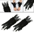 thumbnail image 4 of Gargantilla De Plumas Góticas, Envoltura De Hombro, Capa, Fiesta De Disfraces, Chal, Encogimiento De Hombros, Muñequera De Imitación SM SunniMix Traje Gótico, 4 of 8