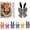 Black, variant on 16 Inch Easter Bunny Ears Wreath Bow, Large Rustic Buffalo Plaid Bunny Bow for Wreaths Front Door, Spring Holiday Decorative Bow for Tree Topper Wall Party Indoor Outdoor