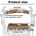 thumbnail image 6 of HELLHERO Seat and Backrest Covers & Rollator Walker Seat Back Covers with Easy to Clean Stain Proof Anti-Slip Cover Waterproof Cow Sunflower, 6 of 7