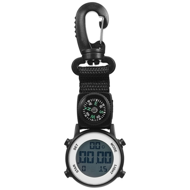 Miangastore Montre Suspendue Multifonctionnelle Montre Électronique de Poche Montre Extérieure à Clipser