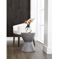 thumbnail image 2 of Sunpan Logan 15" Round Contemporary Concrete End Table in Anthracite Gray, 2 of 2