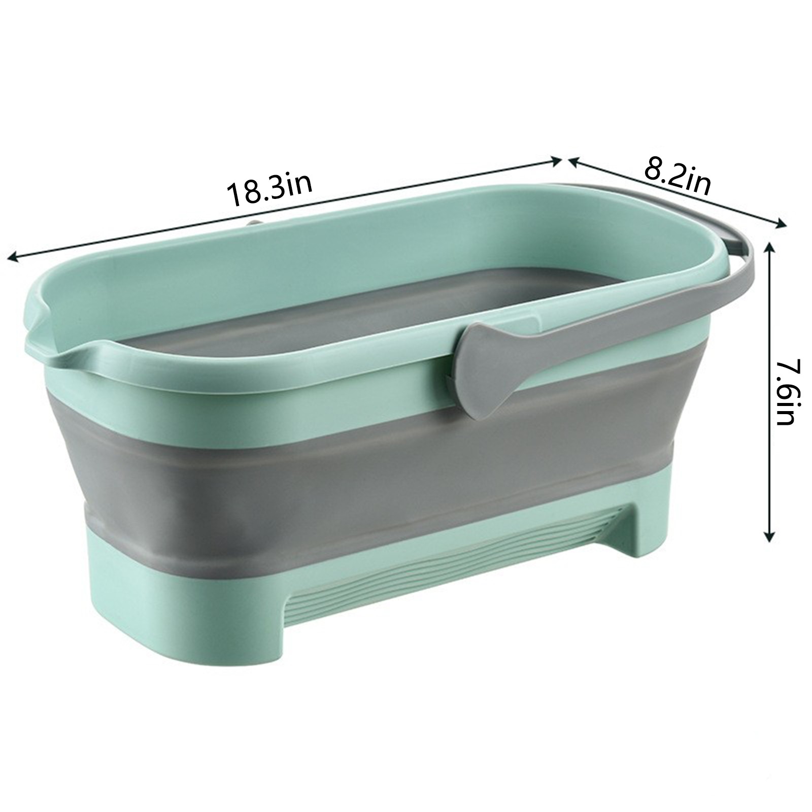 JikoIiving Large Collapsible Mop Bucket Collapsible Bucket 4.2