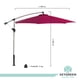 thumbnail image 3 of Sombrilla Para Jardín Sky Green Exterior Plegable 3mts Con Inclinacion Rojo, 3 of 8