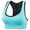 Blue, variant on Tao Racerback Sports Bras for Women – Padded Seamless Strappy Workout Tops for Yoga Gym Runing Fitness Sports Bras BlackM