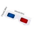 thumbnail image 2 of WIFKLSIIPG 10x Lunettes 3D Anaglyphe 3 Dimensions Rouge Bleus DVD Rouge et Bleus Lunettes en Papier, 2 of 8