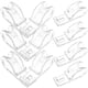 thumbnail image 3 of Transparent Fixation Hooks 10Pcs For Home Decoration And Window Treatment 5X2X1.5CM Hook Design, 3 of 5