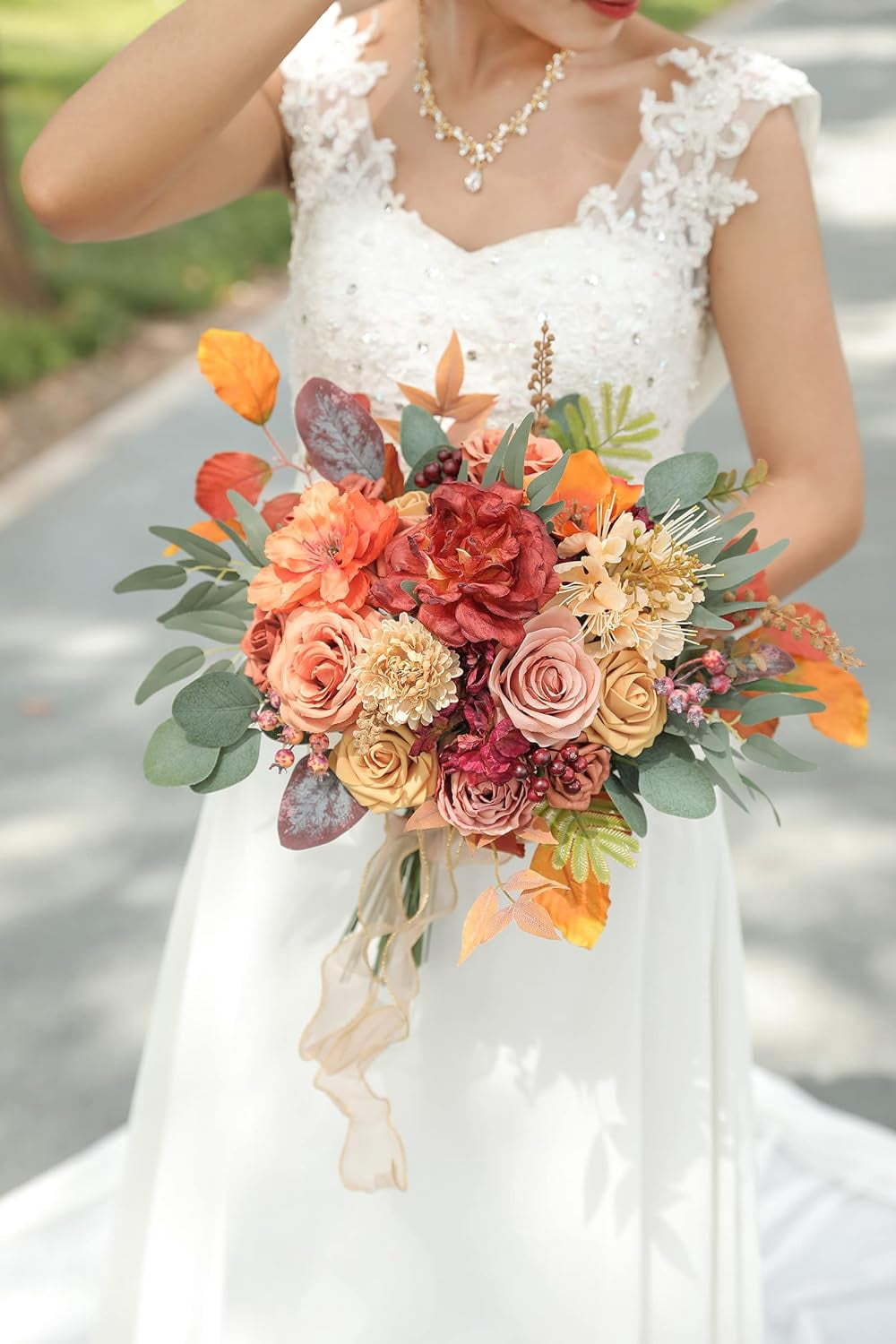 Artificial Flowers Combo Box Set Silk Flowers Fake Rose for DIY Floral Arrangements Wedding Bouquets Centerpieces Baby Shower Party Home Decorations（Nude Color）