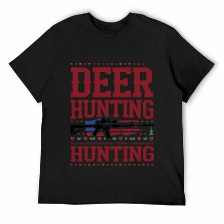 Deer hunting Men Women Kids Teacher T-Shirt Unisex Crew Neck Short Sleeve Shirt