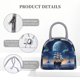 thumbnail image 4 of Balery Moonlit Night Sea Sailboat Bolsa de Almuerzo para Mujeres, Caja de Almuerzo, Bolsa de Almuerzo Pequeña Impermeable, Tote de Almuerzo Reutilizable con Gran Capacidad, 4 of 6