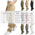 thumbnail image 3 of yillto Cargo Pant for Womens High Waisted Pants Athletic Hiking Sweatpants with Pockets Streetwear Joggers, 3 of 8