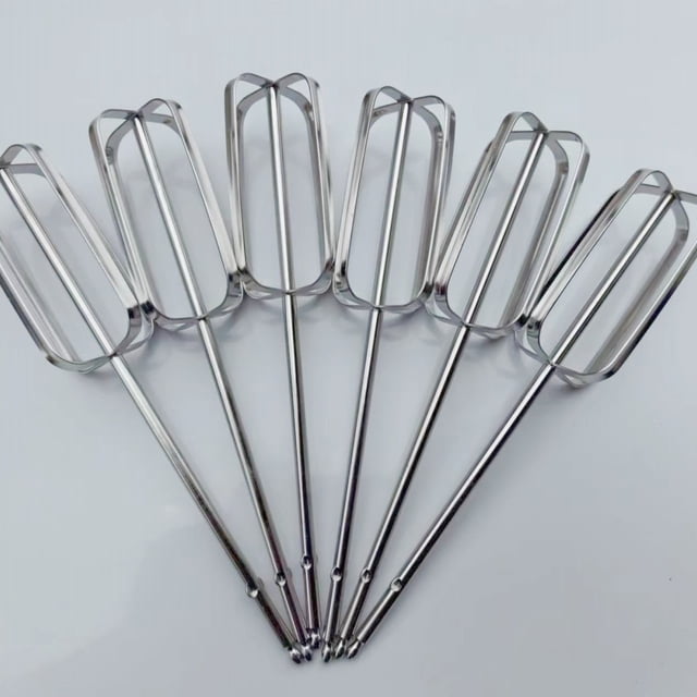 2 Pcs Hand Mixer Attachments Beaters Hand Mixer Beaters Attachments Stainless Steel Replacement Parts For Kitchen