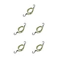 thumbnail image 1 of ZheElen 1/2/3/5 Durable Luggage Rope - Secure And Weather-resistant For Travel Easy Installation Straps With Hook yellow black 120cm 5PCS, 1 of 6