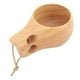 thumbnail image 1 of Copa de Agua de Madera ANGGREK Diseño Ergonómico 200ML Natural con Asa para Vino leche, 1 of 8