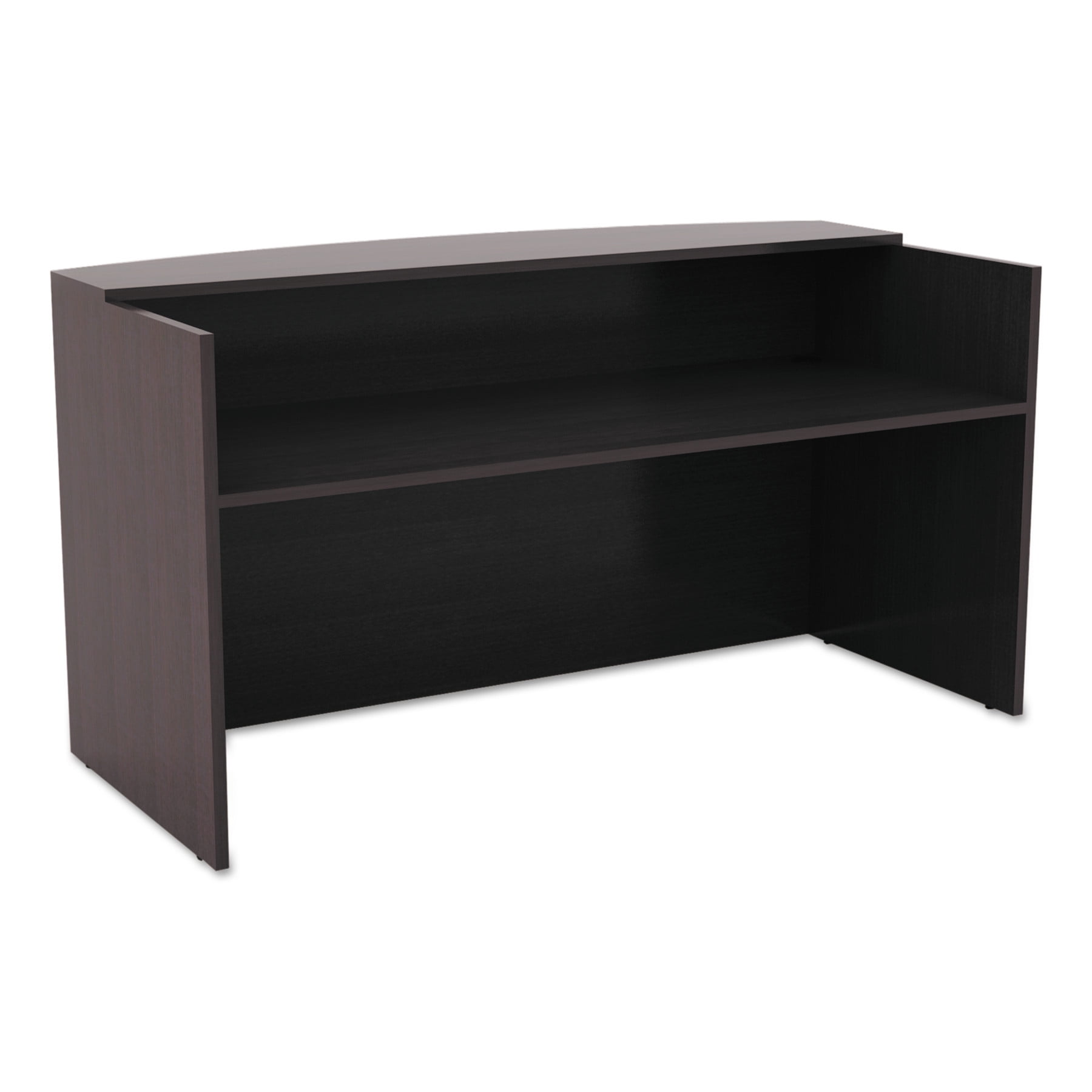 Alera Valencia Series Reception Desk W Counter 71w X 35 1 2d X 42