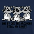 thumbnail image 3 of CafePress - One By One The Raccoons Dark T Shirt - Men's Classic Graphic Cotton T-Shirt, 3 of 4