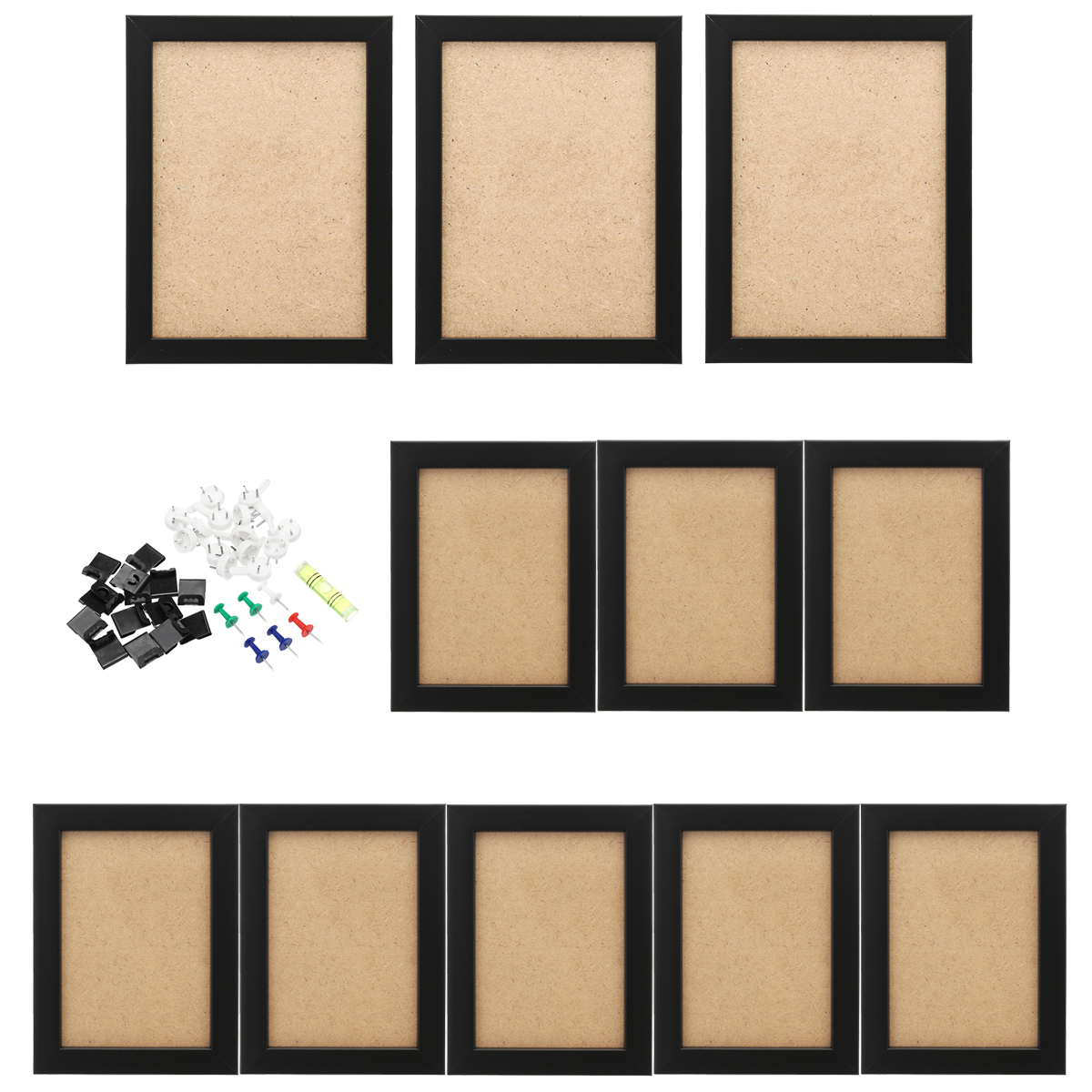 11PCS Photo Frame Set Hanging Picture Modern Display Wall Art Home