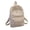 Khaki#30, variant on Korean Style Backpack with Soft Corduroy, Spacious Storage and Comfortable Carrying for School or College